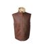 Eastern Counties Leather Mens Harvey Sheepskin Gilet (Chocolate Forest Distressed) - UTEL188