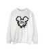 Disney Pantalon de survêtement Mickey Mouse Merry Christmas Holly Womens/Ladies (Blanc) - UTBI28871-1