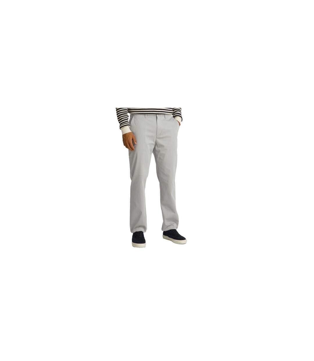 Chino Motif/style Uni Denton Homme Gris Tommy Hilfiger-1