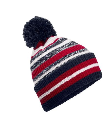 Bonnet Multi-sport Fan Bleu Marine Français Rouge Classique Blanc Beechfield
