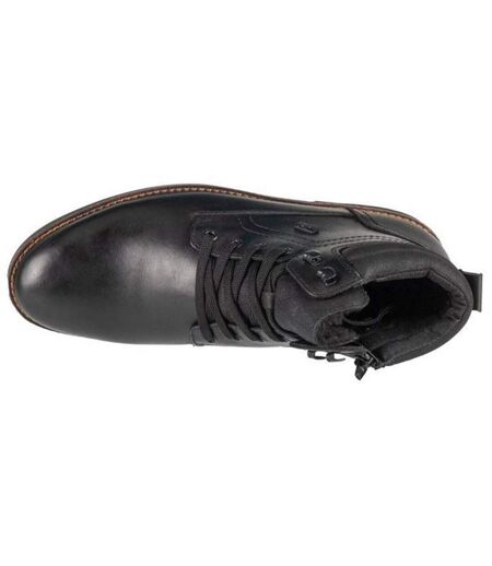 Bottines Style Logo Homme Noir Rieker