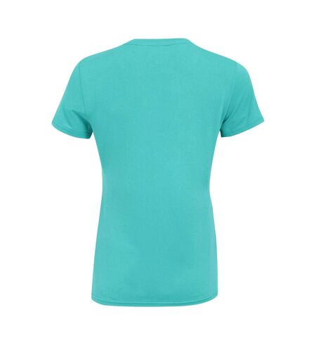 Womens/ladies Fingal Landscape Stretch T-shirt Turquoise Regatta