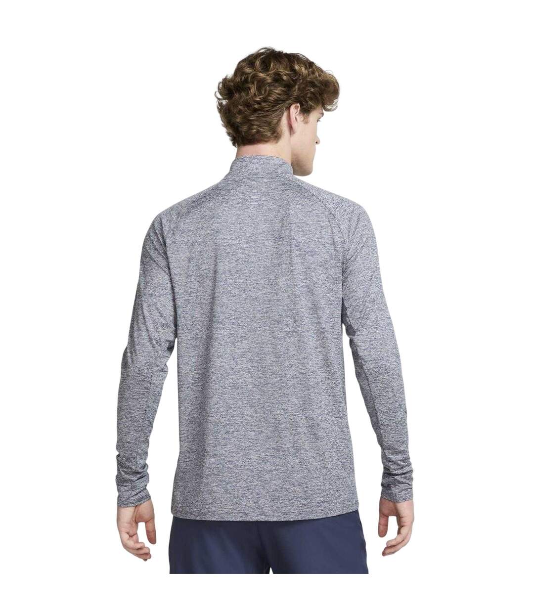 Haut Course À Pied Motif/style Foulée Homme Bleu Foncé Nike-2