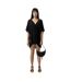 Robe Tunique Motif/style Uni Femme Noir Ralph Lauren-1