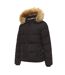 Womens/ladies Bubble Puffer Jacket Black SoulCal-3