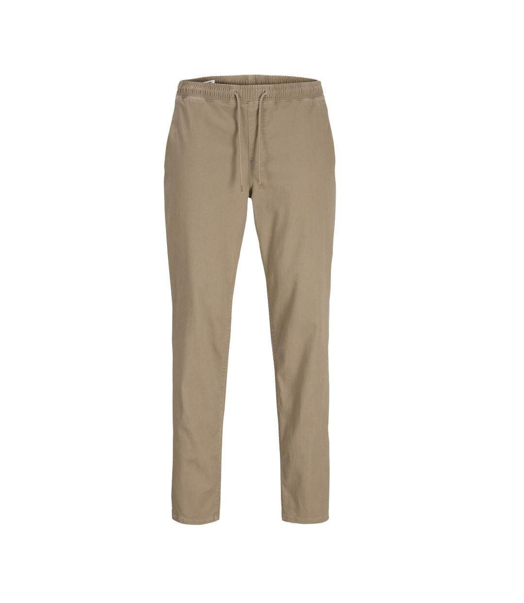 Pantalon fluide taupe homme jack & jones hace-1