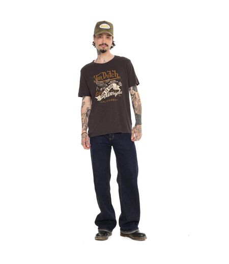 T-shirt homme regular en slub heavy wash print devant Pedro Vondutch
