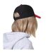 Casquette De Baseball Motif/style Blocs De Couleurs Club Rouge Noir Beechfield-2