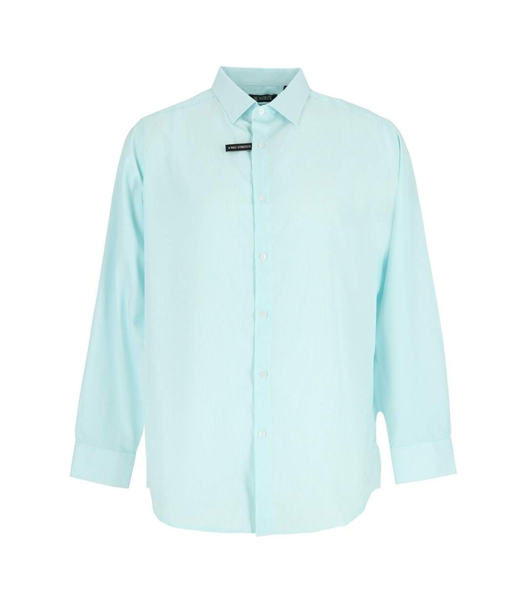 Mens Stripe Long-sleeved Shirt White Light Green Scotch And Soda-1