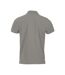 Mens Classic Lincoln Polo Shirt Silver Clique-2