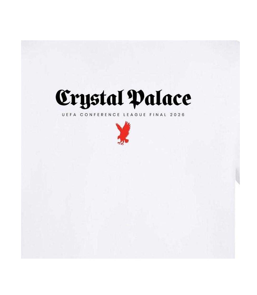 Mens Crystal Palace T-shirt White UEFA-3