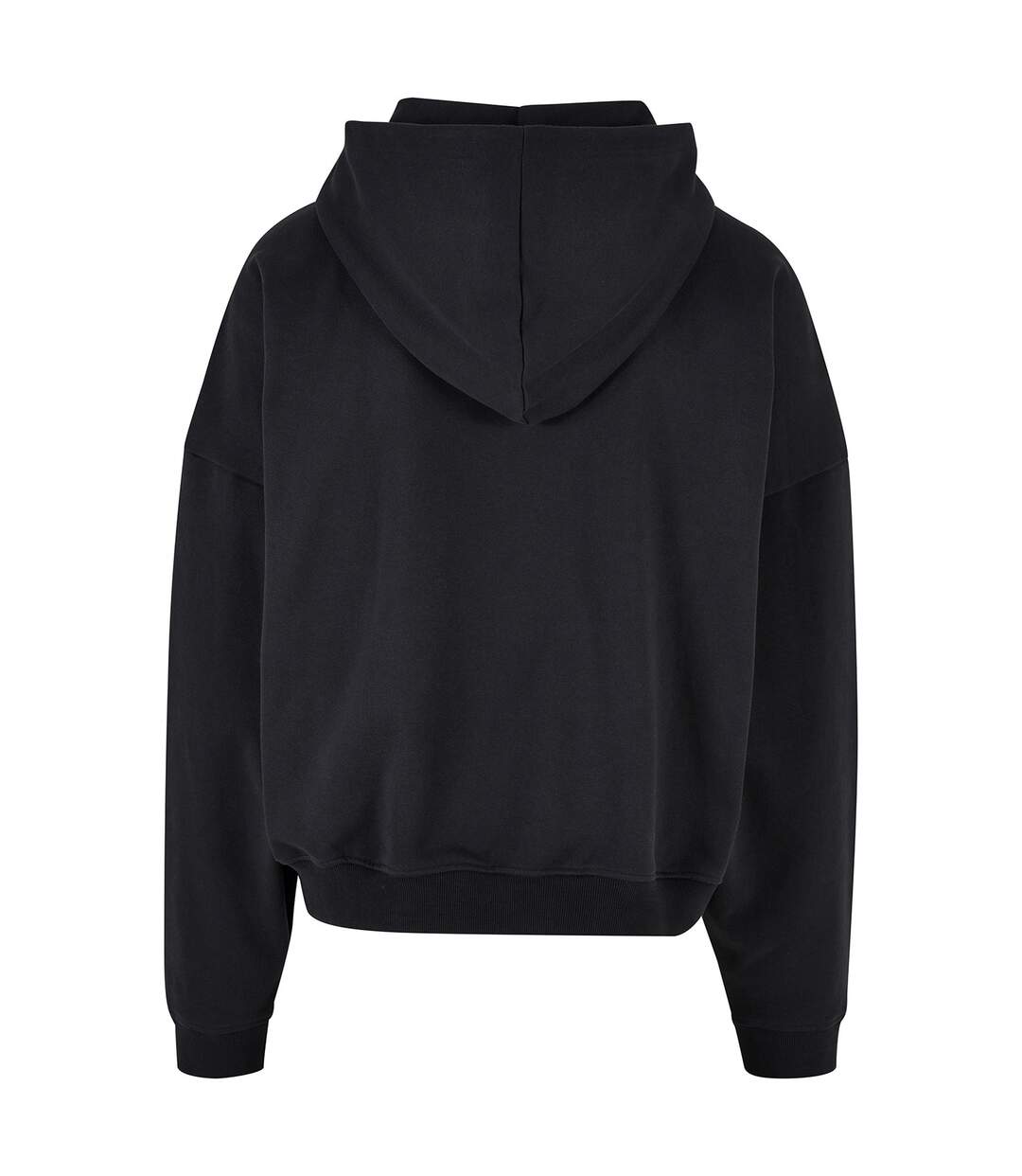 Mens 90s full zip hoodie black Build Your Brand