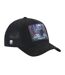 Casquette Trucker Motif Black Panther Homme Noir Capslab-3