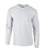 T-shirt manches longues - Homme - 2400 - blanc chiné ash