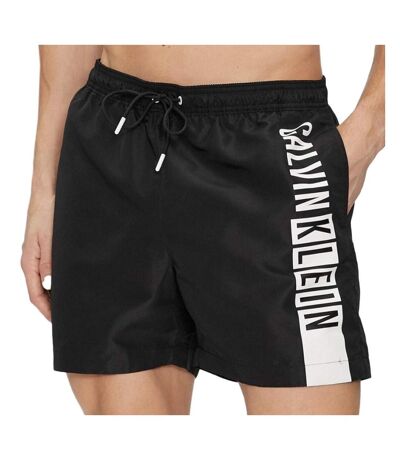 Short de bain Noir/Blanc Homme Calvin Klein Drawstring - L