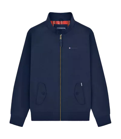 Blouson Harrington Homme Bleu Marine Lambretta