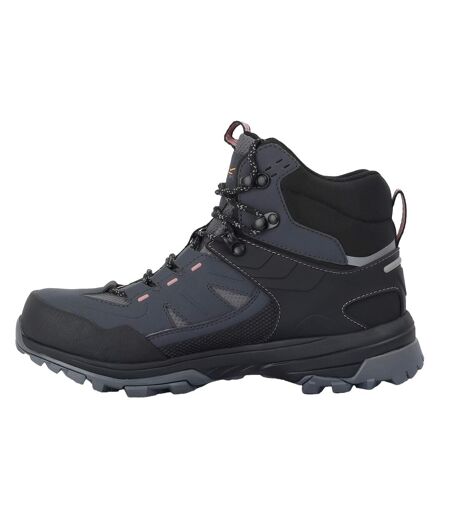 Chaussures Montantes De Marche Regen Femme Gris Phoque Vieux Rose Regatta