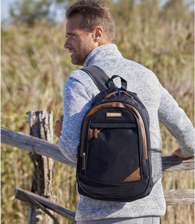 Multipocket Adventure Backpack - Black Brown