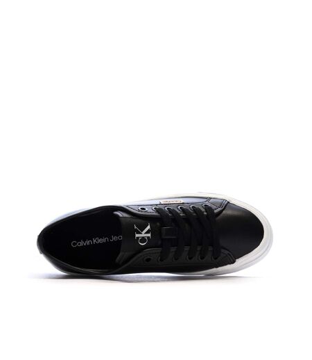 Baskets noir femme calvin klein jeans low pro cups
