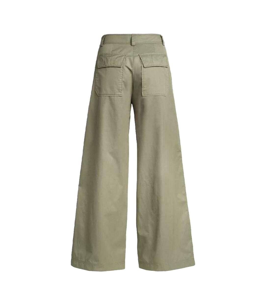 Mens Wide Leg Flared Trousers Amazon Green Parajumpers-2