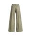 Mens Wide Leg Flared Trousers Amazon Green Parajumpers-2