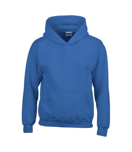 Sweat à capuche unisexe bleu roi Gildan