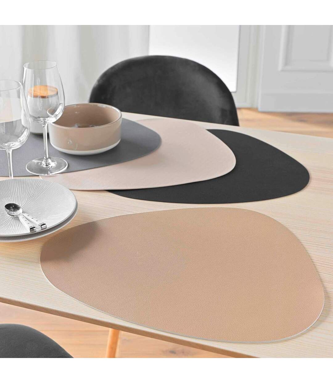 Set de Table Uni Galita 37x45cm Crème-4