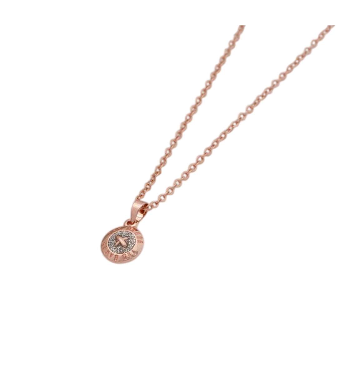 Elvina Engraved Necklace One Size Rose Gold Ted Baker-3