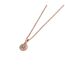Elvina Engraved Necklace One Size Rose Gold Ted Baker-3