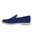 Mens Francis Suede Slip-on Loafers Blue Nicholas Deakins-3
