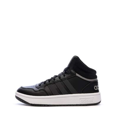 Baskets noires femme adidas hoops gw5456