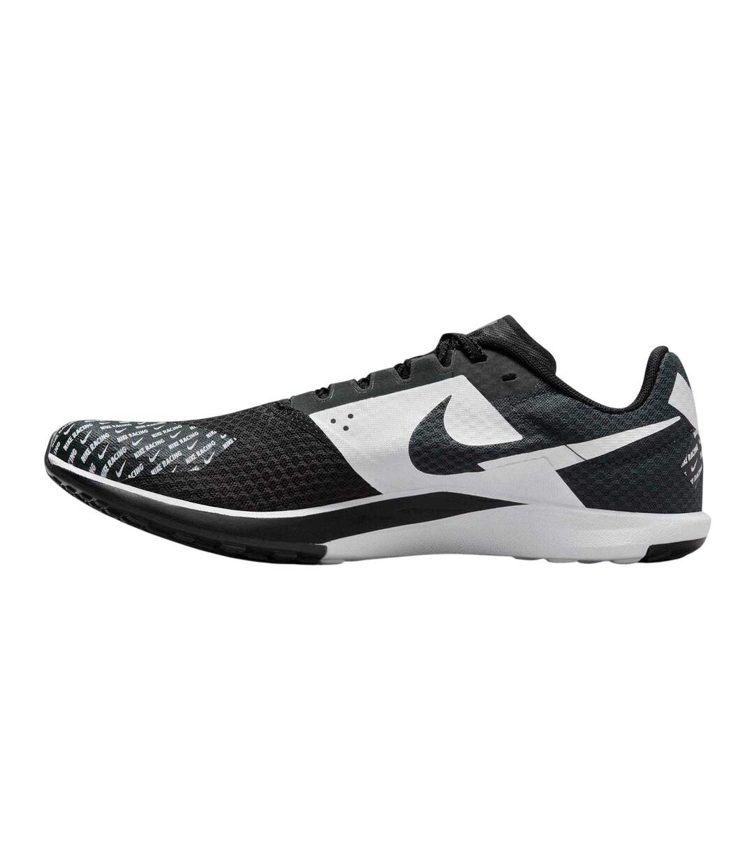 Womens/ladies Zoom Rival Waff Trainers Black Metallic Nike-3