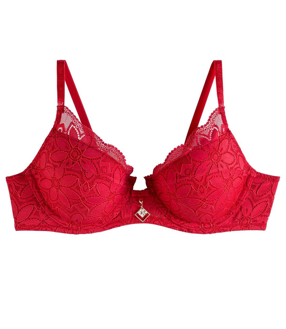 Soutien-gorge ampliforme coque moulée rouge Univers