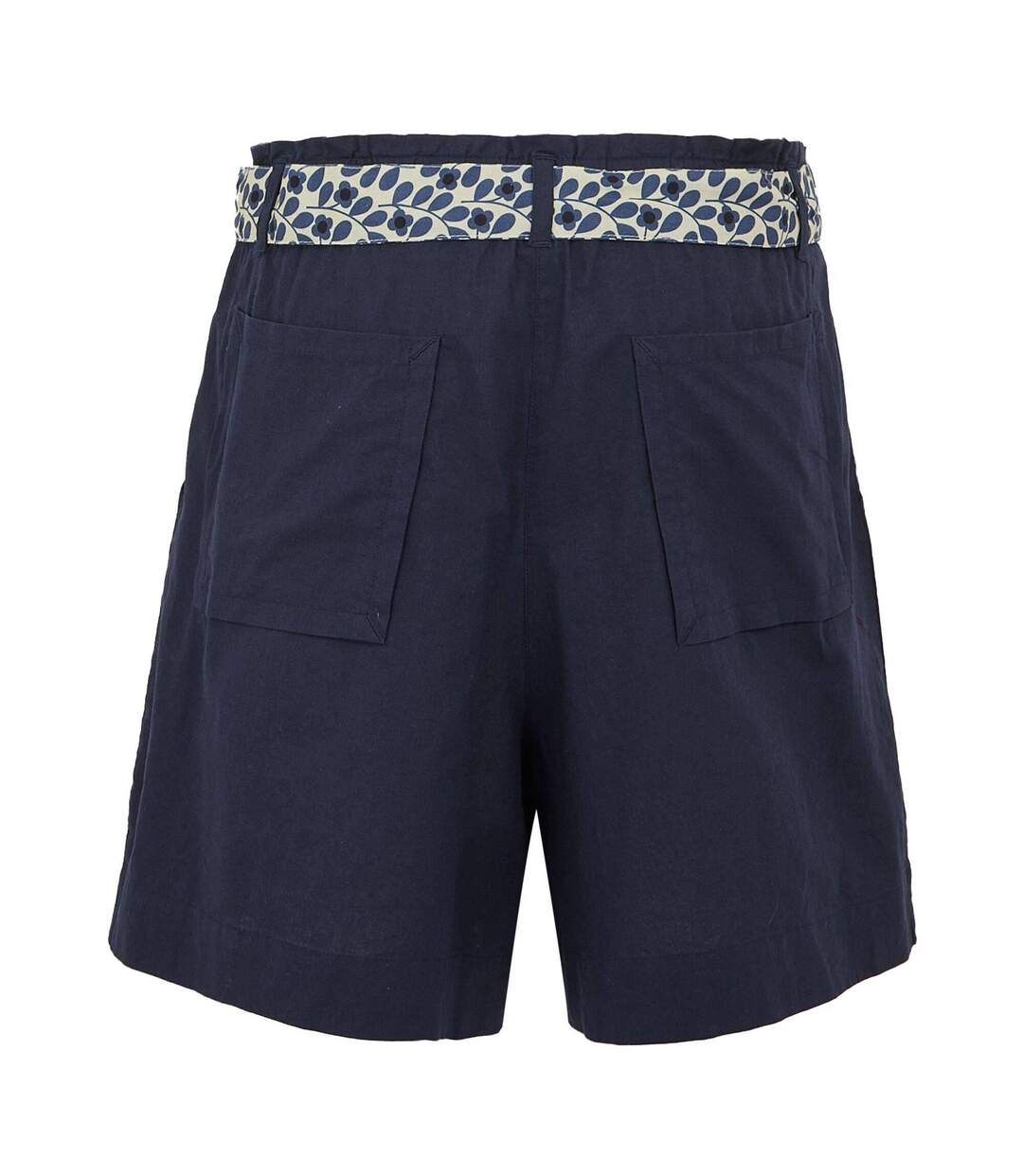 Womens/ladies Orla Kiely Summer Ii Shorts Navy Regatta-3