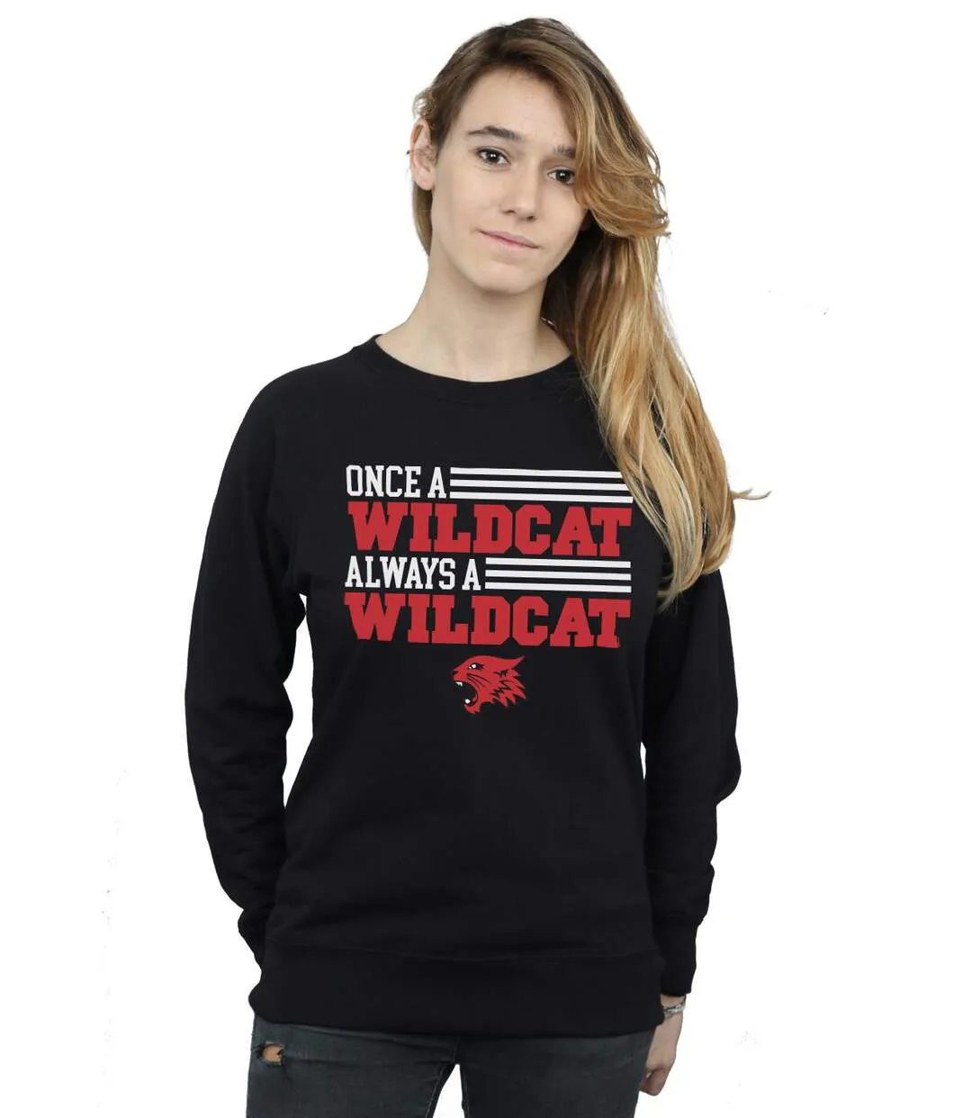 Disney Pull-over High School Musical The Musical Once A Wildcat - Femmes/Dames (Noir) - UTBI21709-2