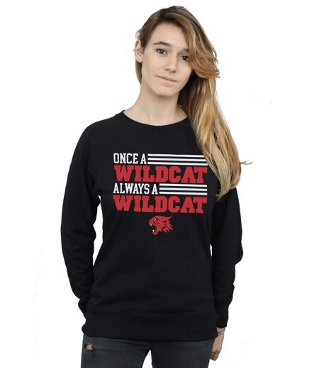 Disney Pull-over High School Musical The Musical Once A Wildcat - Femmes/Dames (Noir) - UTBI21709