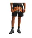 Mens Fleece Graphic Print Sweat Shorts Washed Grey GodMade-3