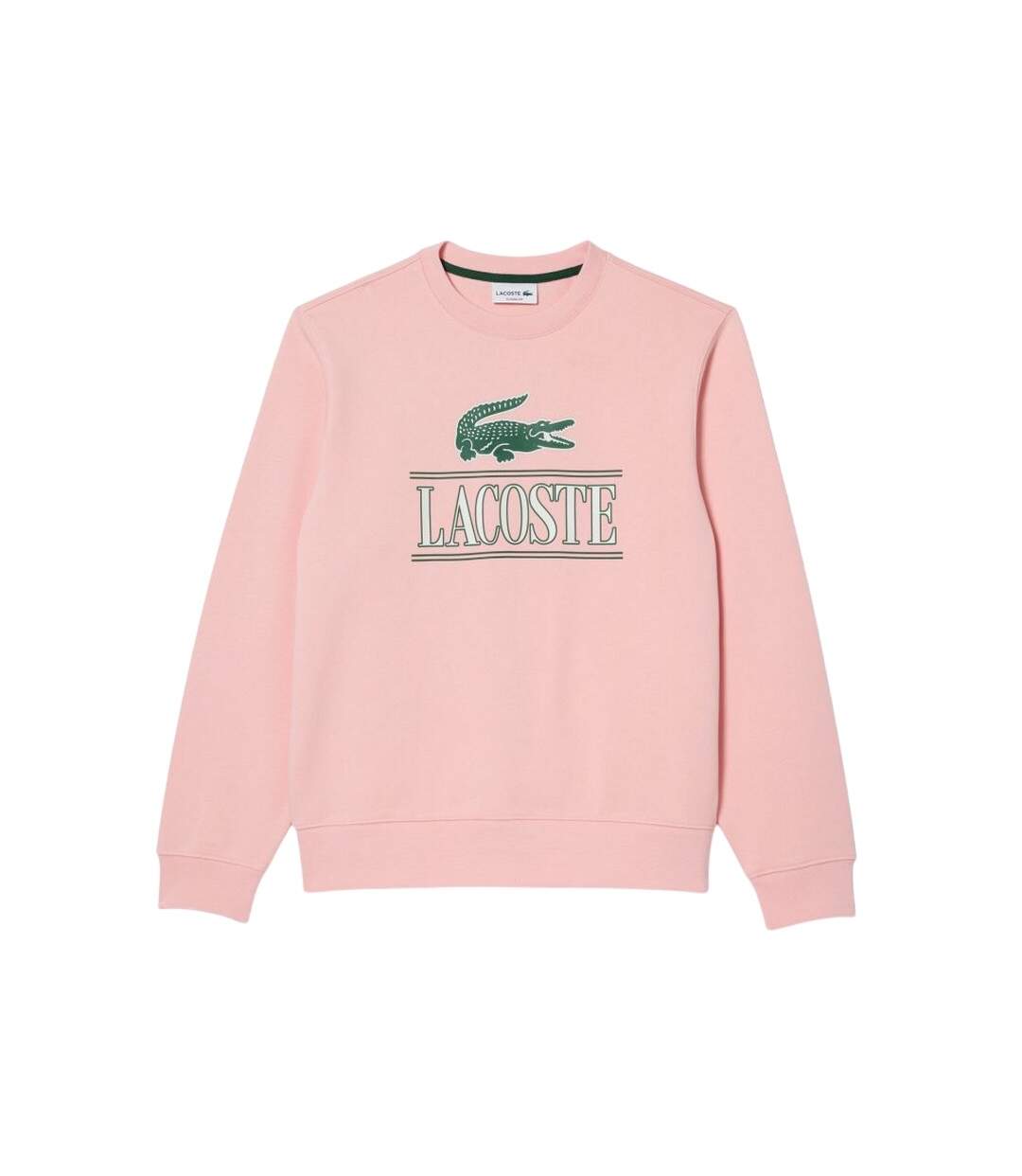 Mens Oversized Sweatshirt Pink Lacoste-2