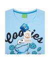 Sesame Street Womens/Ladies Cookie Monster Pajamas (Blue)