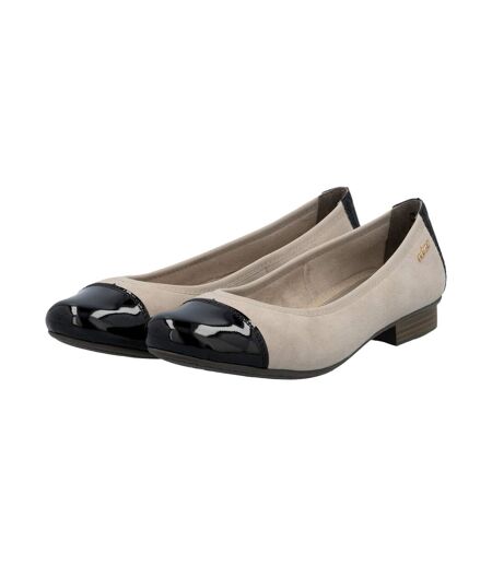 Ballerine Plate Cuir Rieker Softlack