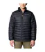 Mens Fosters Patterned Insulated Insulated Puffer Jacket Black Columbia-1
