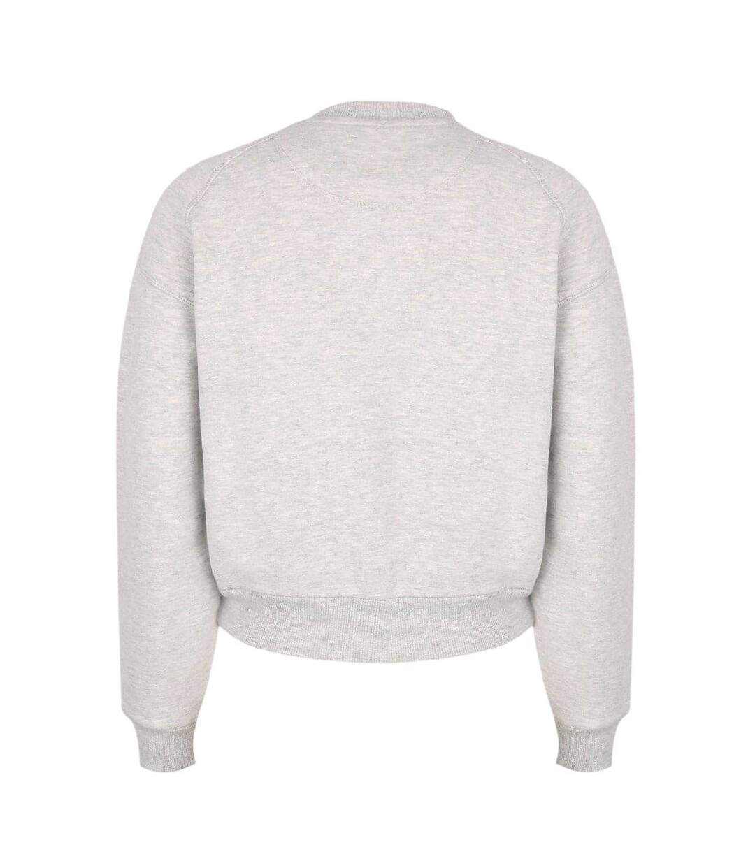Sweat Motif/style Universitaire Femme Blanc Cassé Chiné Jack Wills-2