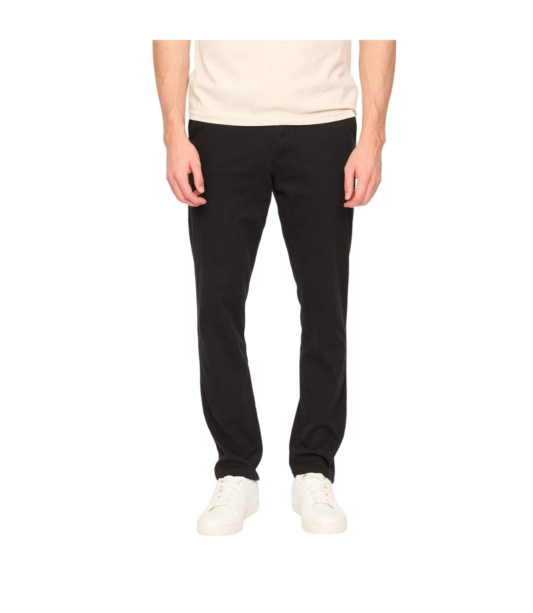 Chino Everett Homme Noir Duck And Cover-1