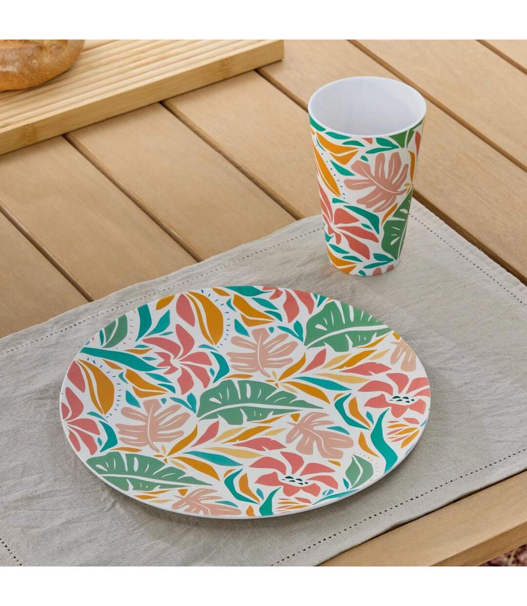Lot de 6 Verres Réutilisables Eden 38cl Multicolore-3