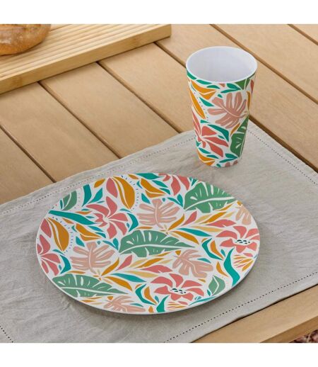 Lot de 6 Verres Réutilisables Eden 38cl Multicolore