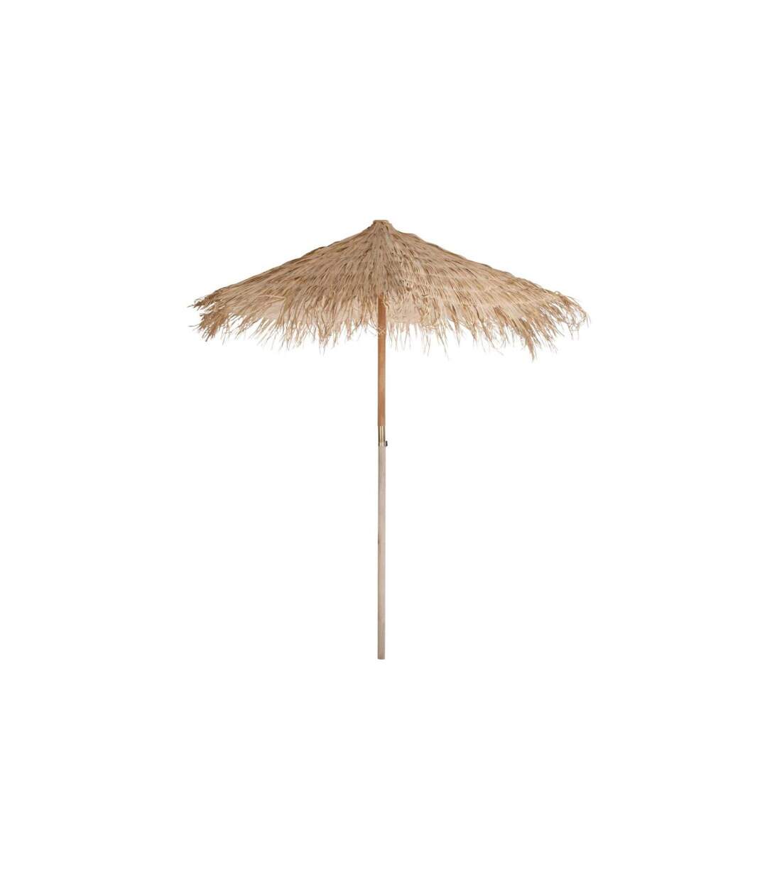 Parasol en Bois Paille 290cm Naturel-1