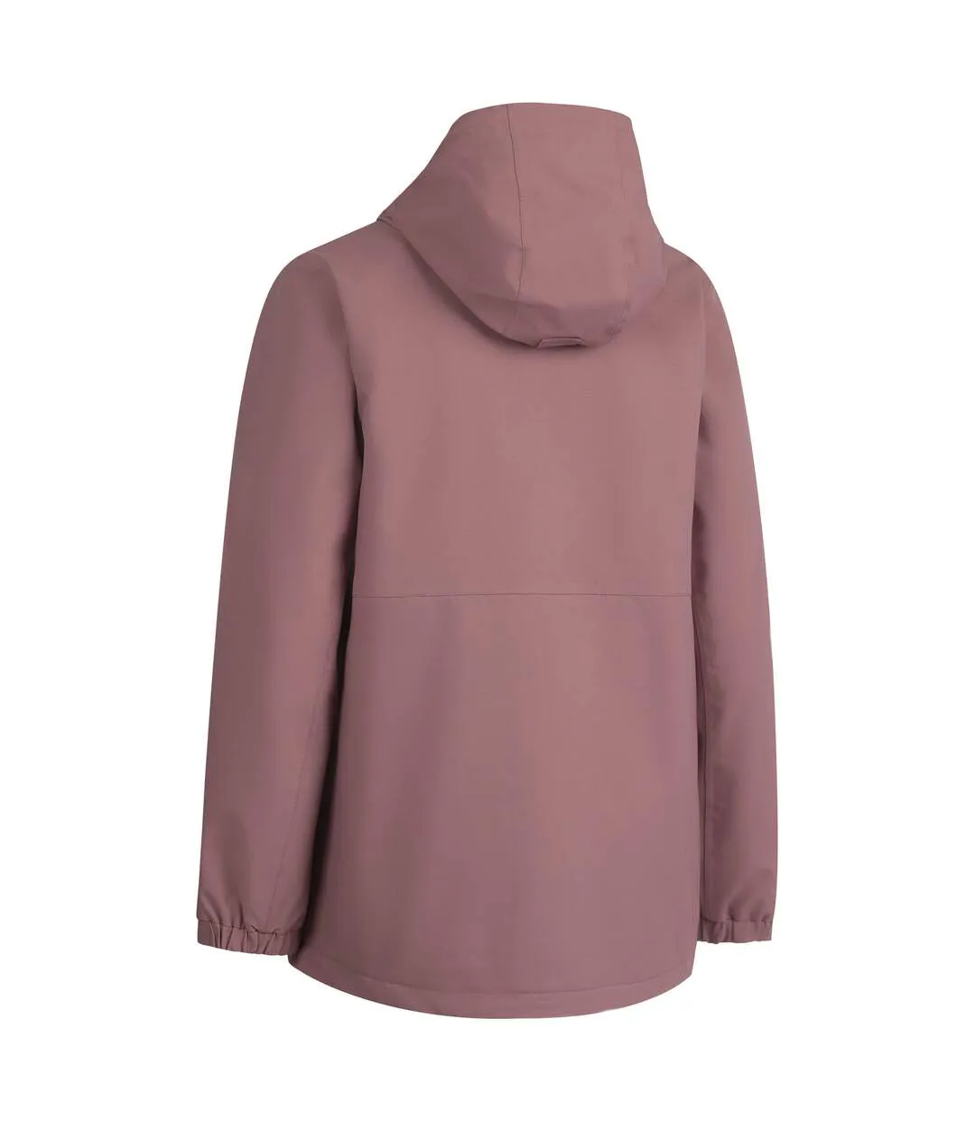 Veste Imperméable Unie À Capuche Jodie Femme Vieux Rose Trespass-4