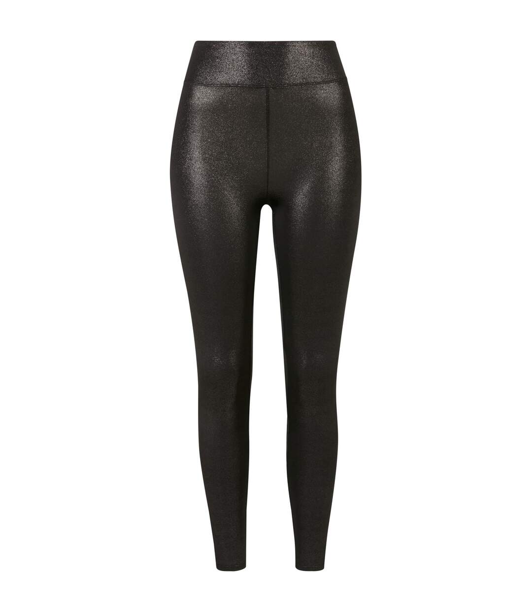 Legging Glamour Femme Noir Chiné Urban Classics-1