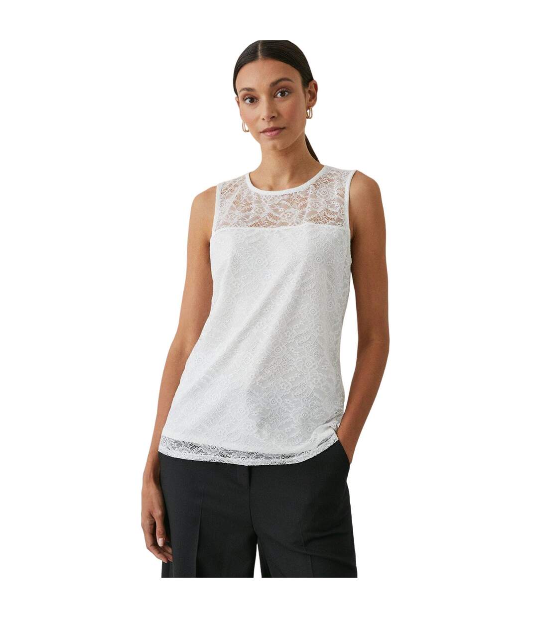 Haut Femme Blanc Cassé Principles-2