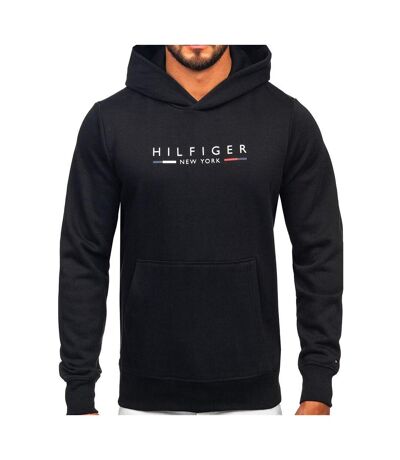 Sweat noir homme tommy hilfiger new york ho - l